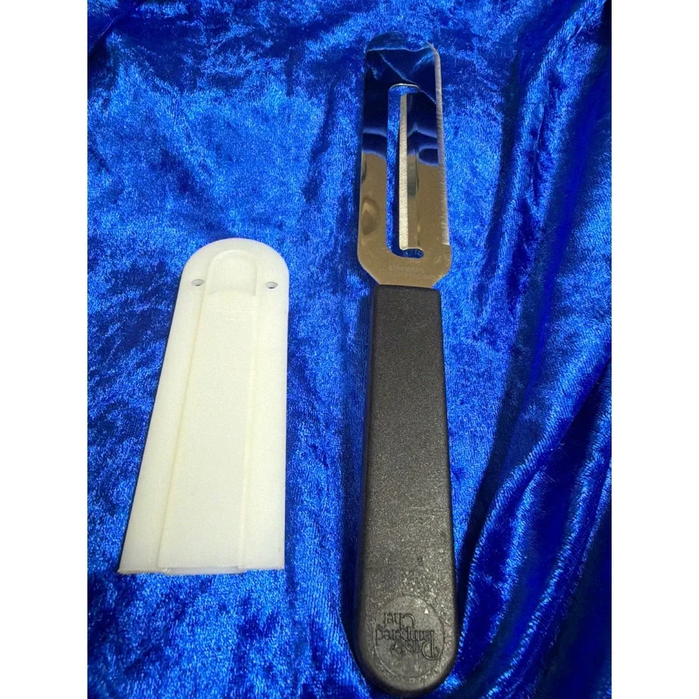 Pampered Chef Vintage‎ Cheese Knife Slicer Spreader #1125 Retired With Sheath